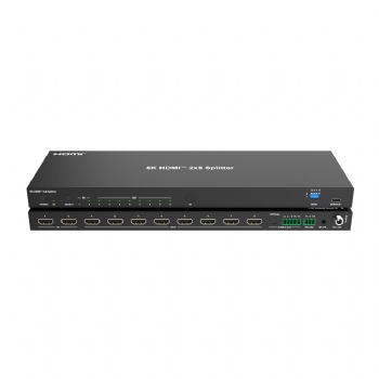 8K 2x8 audio/downscaler