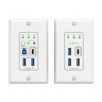 USB 3.2 100m US wallplate